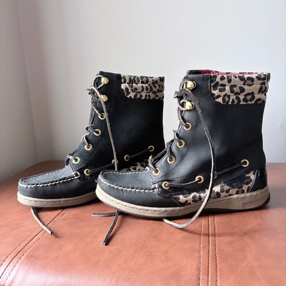 Sperry Hikerfish Leather Boots - Picture 5 of 8